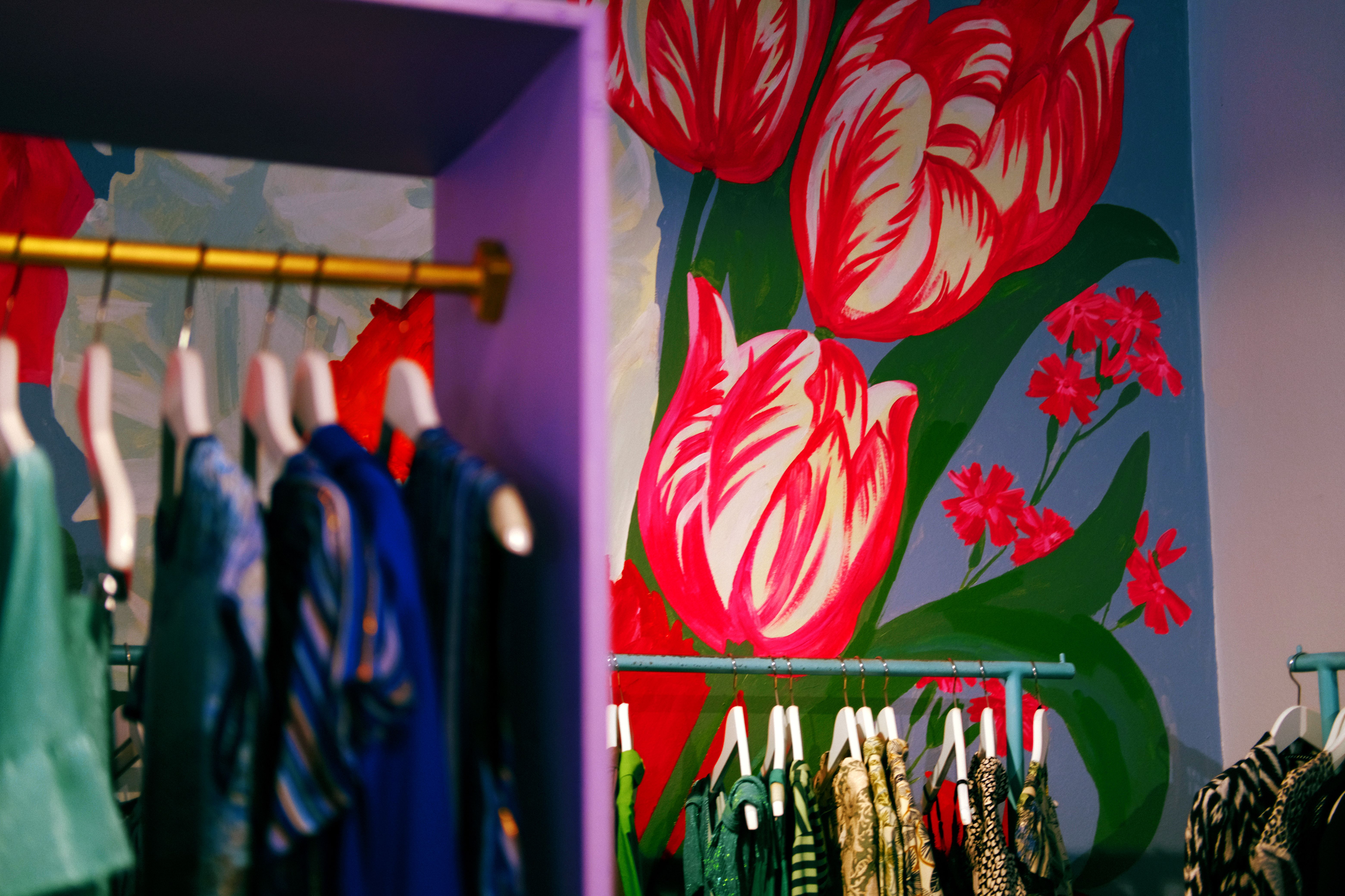 Kunst im Basics Store Schwabing